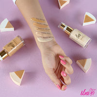 Iba Primer + Foundation + Compact Base Combo - Golden Beige | Long Lasting, Full Coverage Base Makeup | Vegan & Cruelty-Free