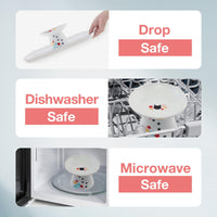 Necoichi Extra Wide Raised Cat Food Bowl, Elevated, Prevent Neck & Whisker Fatigue, Dishwasher and Microwave Safe, No.1 Seller in Japan! (Fuji Limited Edition, Extra Wide)