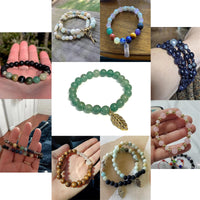 8mm 46pcs Blue Topaz Crystal Quartz Natural Stone Beads Energy Stone Healing Power Loose Beads for Jewelry Making DIY Bracelet Necklace Earrings Blue Crystal 8mm