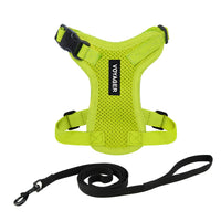 Voyager Step-in Lock Cat Harness w Reflective Cat Leash Combo Set with Neoprene Handle 5ft - Supports Small, Medium and Large Breed Cats by Best Pet Supplies - Lime Green, XXXS Harness Leash Set (Lime Green) XXXS (Chest: 10.5 - 13