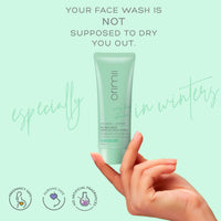 Orimii pH Balance Hydrating Gentle Face Wash with Ceramides | Hydrating & Non Drying Cleanser For Maintaining Skin Barrier - Pregnancy Safe 100ml