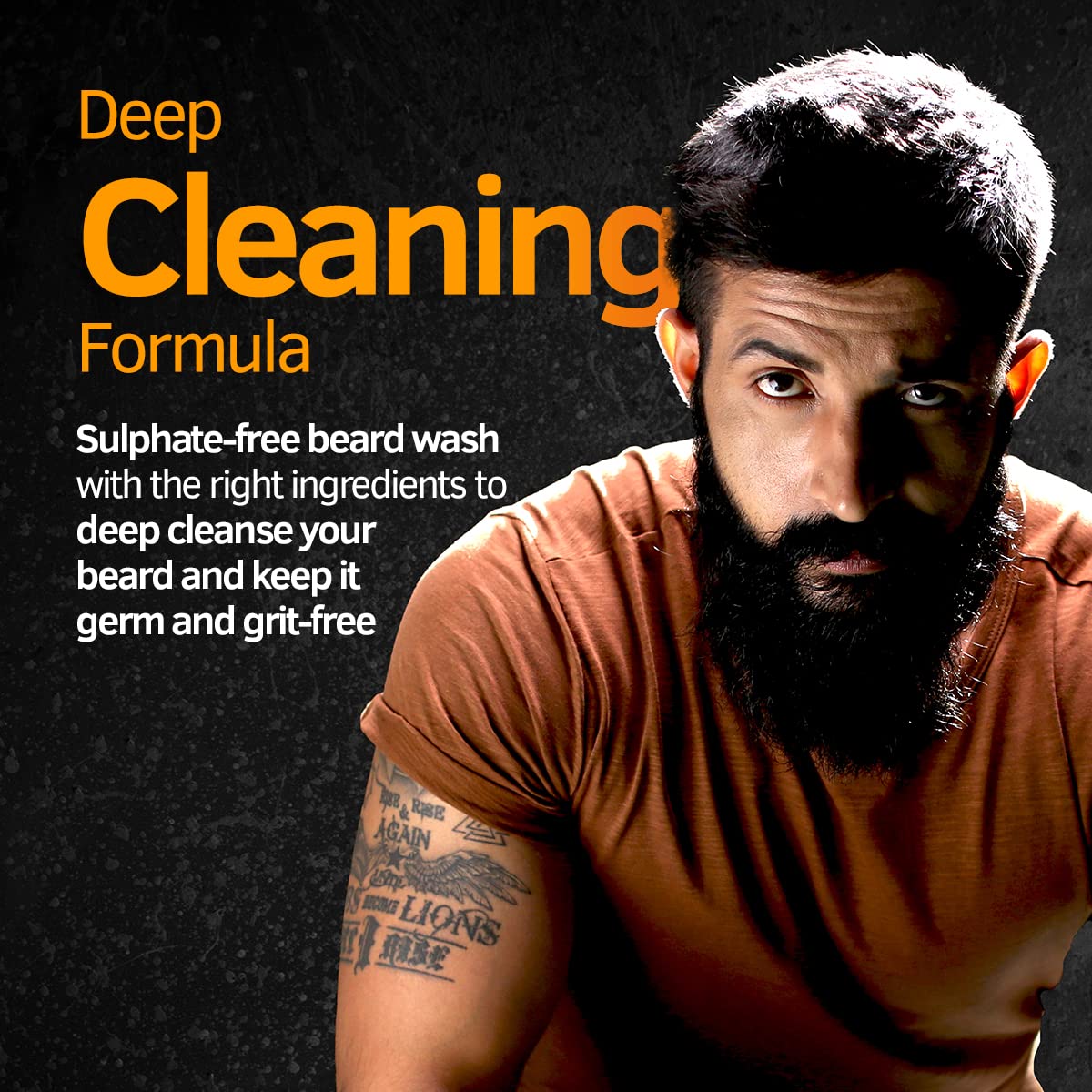 Ustraa Beard Growth Oil - 35ml - More Beard Growth, With Redensyl, 8 Natural Oils | Beard Wash Woody - 100 ml - Sulphate-free Beard Wash | & Daily Use Hair Conditioner - 100gm - No SLS, No Paraben