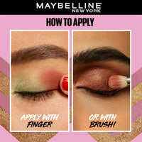 Maybelline New York Color Rivals Pigmented Eyeshadow Palette, Long lasting, Sweatproof, Waterproof, Matte, Shimmer : Spicy x Suave, 3g