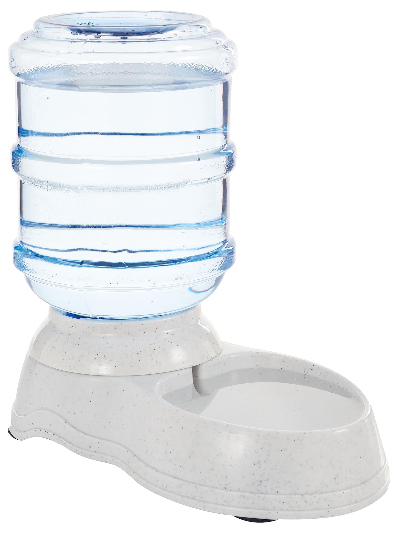 Basics Gravity Pet Waterer for Cat, Dog, Small, 1 Gallons Capacity, Gray