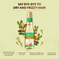 Olivia Moisture Lock Nourishment Hair Serum With Argan Oil Extract Smooth, For Smooth, Frizz-Free, Shiny & Tangle Free Hair - 100Ml