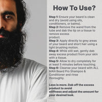 ALL MAN 24-Hours Instant Grey Cover, Temporarily Cover Grey Hair, Sweat & Waterproof | Beard & Short Hair | Natural Black | 10g