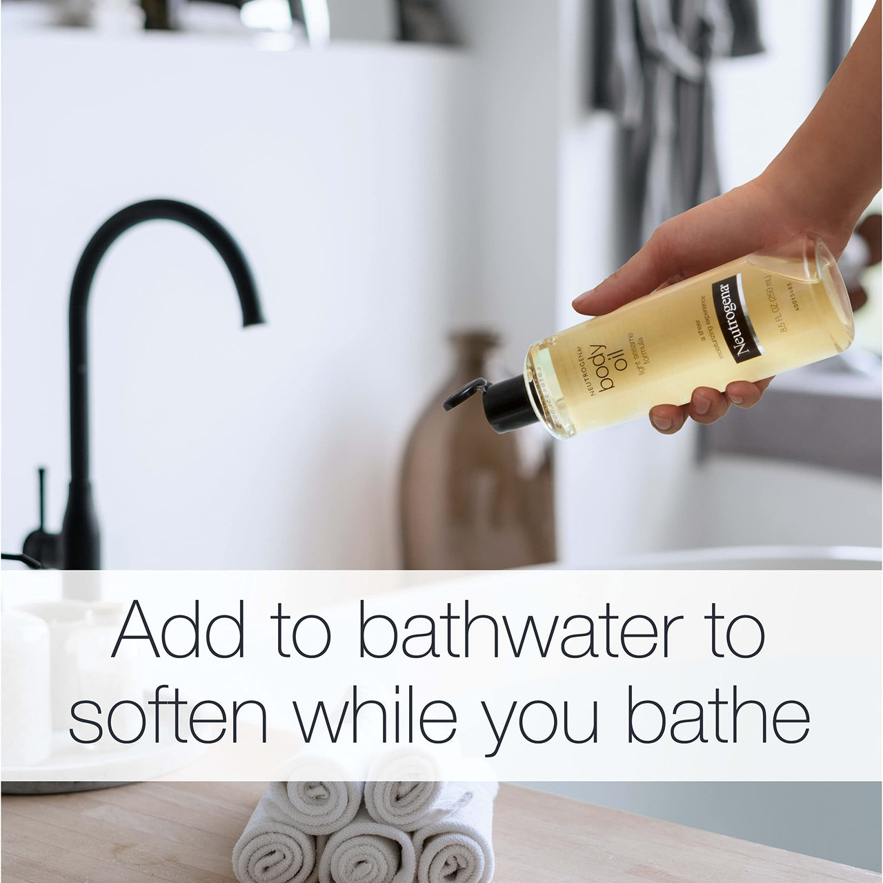 Neutrogena Body Oil, Light Sesame Formula, 8.5 Ounce