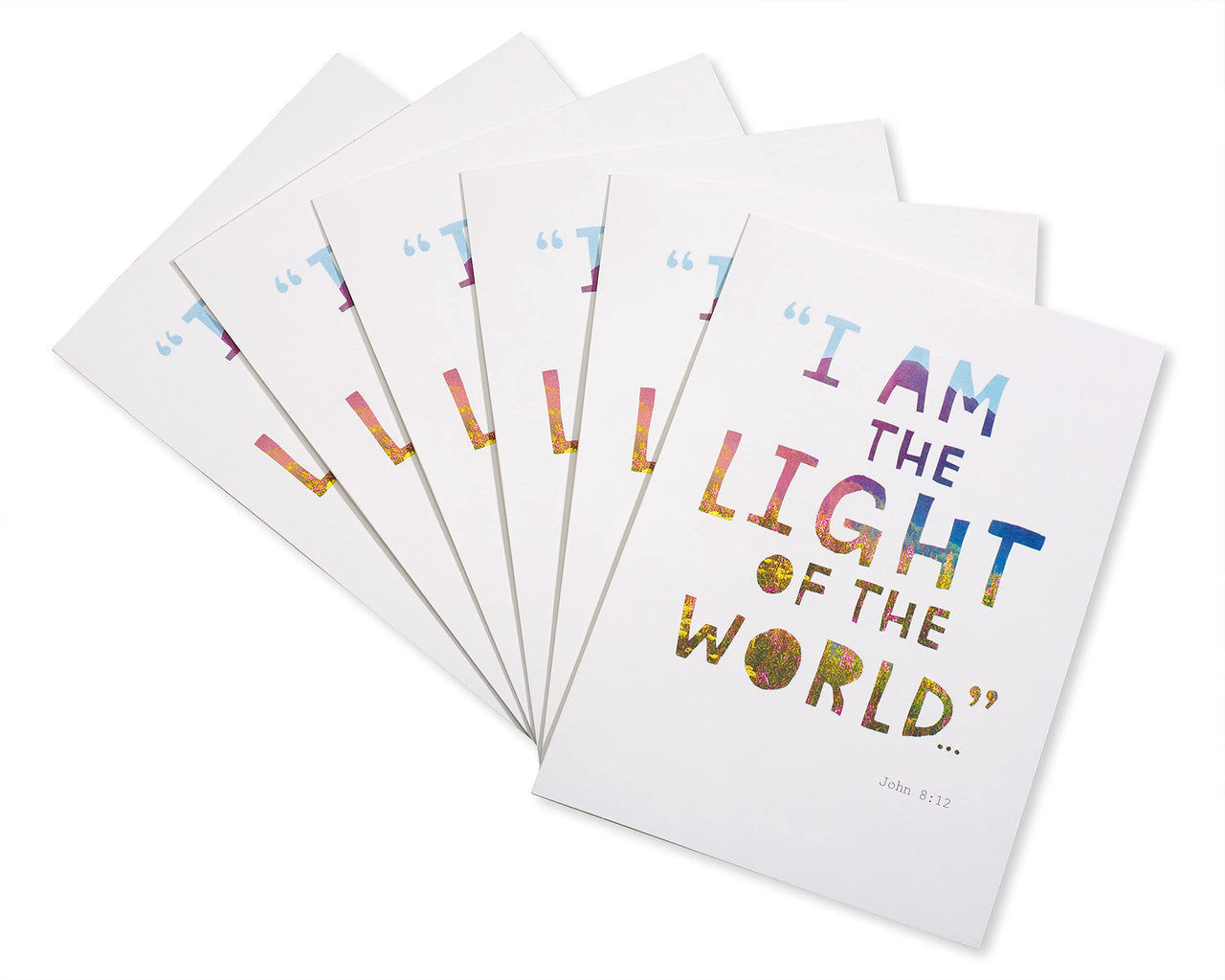 American Greetings Religious Easter Cards with Envelopes, May His Joy Shine (6-Count)