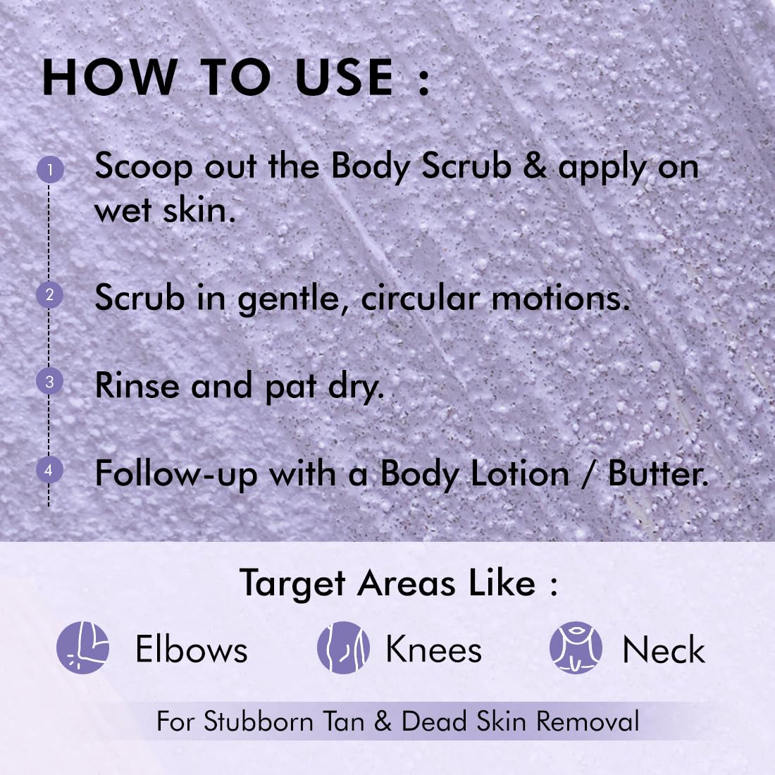 Mcaffeine Blueberry Breeze Body Scrub for Glowing Skin With Coffee, Apricot & Shea Butter | Removes Tan, Nourishes, Moisturizes | Exfoliating Scrub | Fruity Aroma for Men & Women - 175G