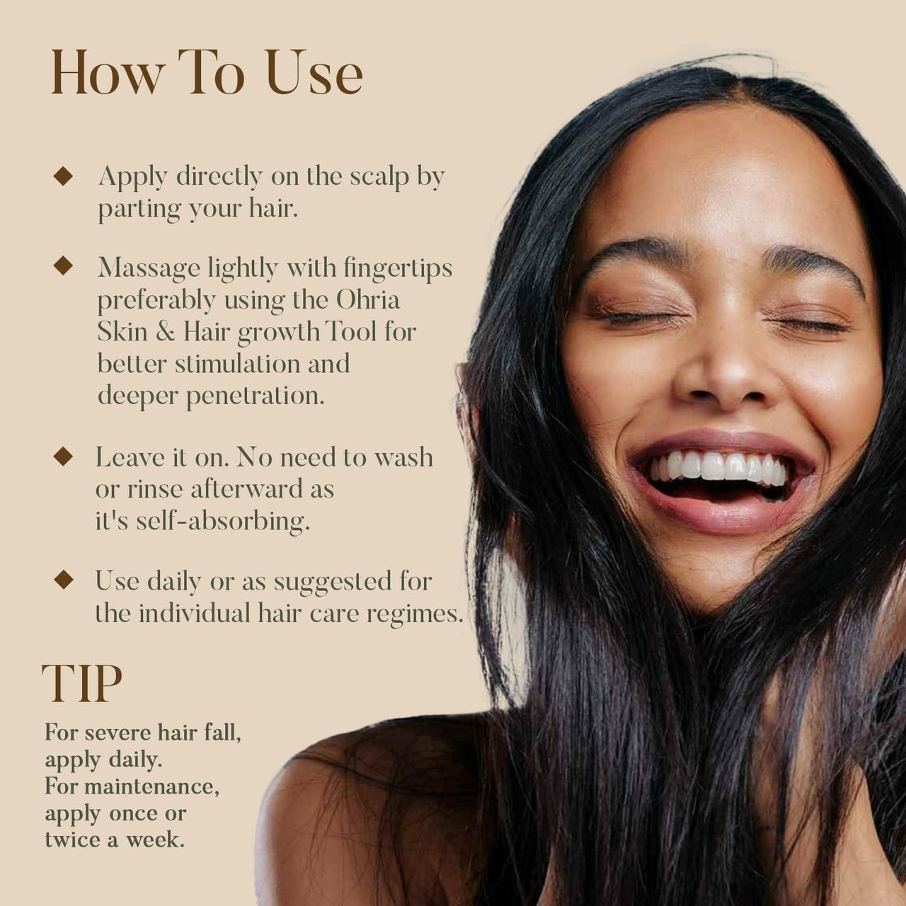 Ohria Ayurveda Rosemary Keshya Hair Vitaliser | Supports Thicker-Looking Hair & Reduces Hair Fall | With Hibiscus, Fenugreek, Halim Seeds | 100ml