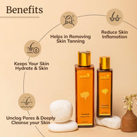 Mellow Herbals Marigold & Mint Facewash | Ayurvedic Face Cleanser for Clear & Glowing Skin | Enriched with Aloe Vera, Honey & Mint for Hydration & Oil Control | Sulphate-Free, Paraben-Free & Ayush Certified | 200ml