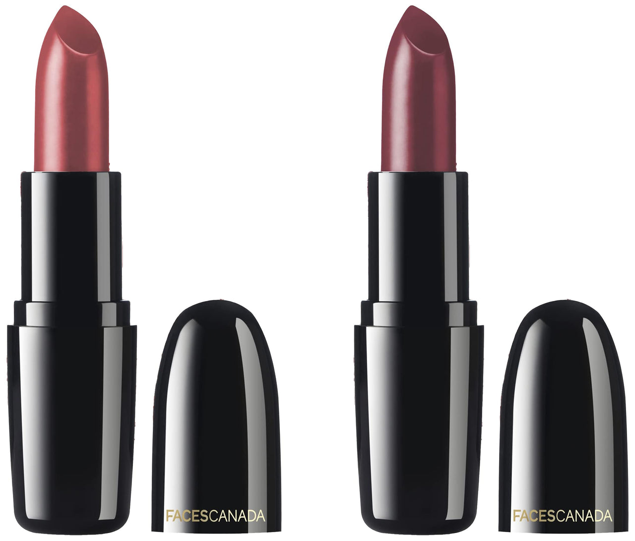 FACESCANADA Weightless Cream Finish Lipstick - Love Nude (Nude), Weightless Creme Finish Lipstick - Amber (Pink)