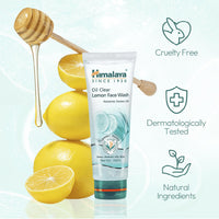 Himalaya Oil Clear Lemon Face Wash, 200ml (Pack of 3)