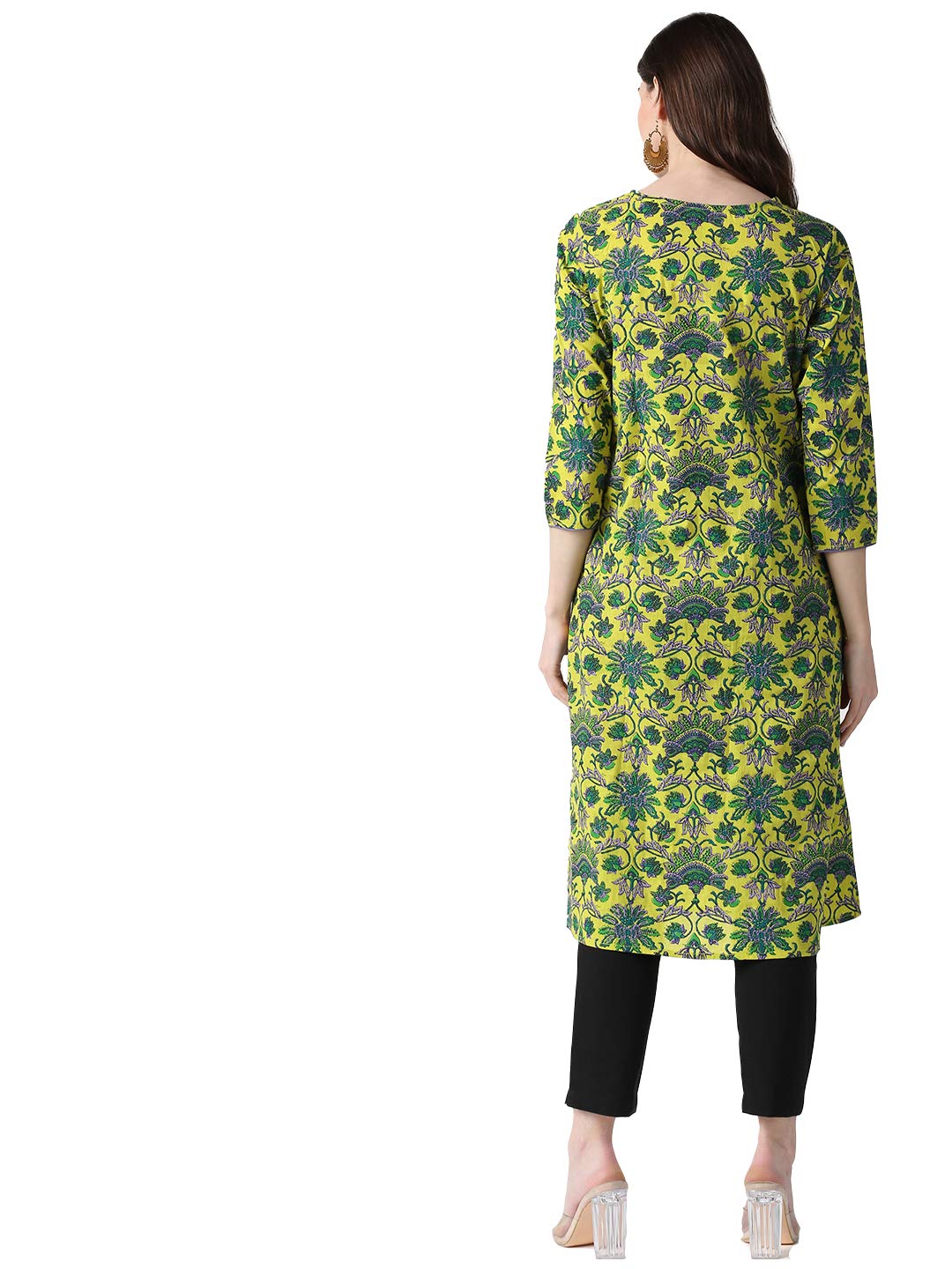 Vaamsi Women's  Cotton Regular Kurta