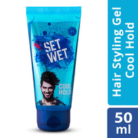 Set Wet Hair Gel Cool Hold (50ml Tube) & Hair Gel Vertical Hold (100ml Tube) Combo