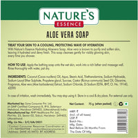 Nature's Essence Hydrating Aloe Vera Soap | Soap for Bath, 75g
