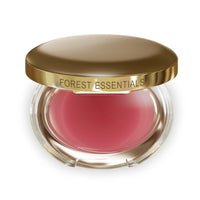 Forest Essentials Luscious Lip Balm Sugared Rose Petal | Ideal for Moisturizing Dry & Chapped Lips | Natural Lip Balm To Soften & Moisturize Lips With Glossy Finish | For Men & Women | 4 g