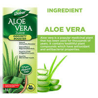 Dabur Aloe Vera Juice - 1L | Ayurvedic Health Juice For Good Skin & Hair Health | Detoxifies & Rejuvenates Skin & Body | Good For Liver & Digestive Health | Immunity Booster