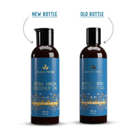 Avimee Herbal Cold Pressed Extra Virgin Coconut Oil | For Deeply Moisturized Skin & Hair | Enriched With Vitamin E | Mineral Oil Free | 100 ml