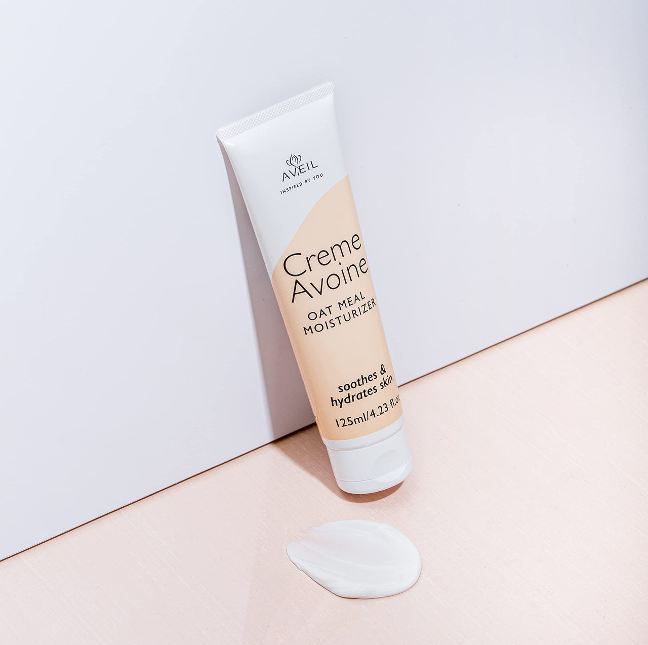 AVEIL Creme Avoine Moisturiser 125 Ml & Heat Shield SPF 50 Gel Sunscreen 50 ml Combo Pack For Soothing & Hydrating | Paraben & Paraffin Free | Dermatologically Tested For All Skin Types