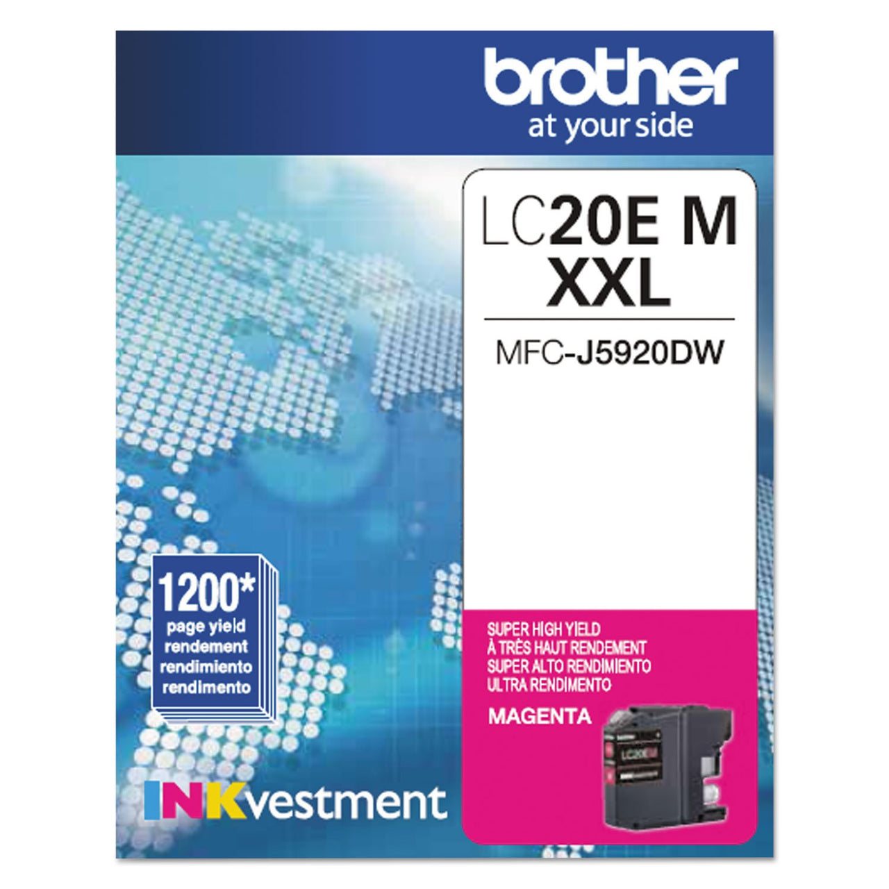Brother LC20EM Super High Yield Magenta Ink Cartridge