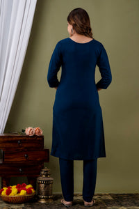 LookMark Womens Cotton Rayon Kurta and Pant Set with Dupatta