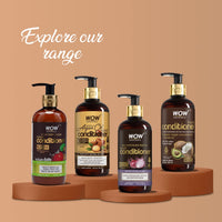 WOW Skin Science Coconut & Avocado Oil | Intensive Conditioning For Thin, Weak And Damaged Hair| No Parabens & Sulphate Hair Conditioner| Suitable For All Hair Types, 1, 300 Millilitre