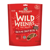 Stella & Chewy's  Freeze-Dried Raw Wild Weenies Dog Treats – All-Natural, Protein Rich, Grain Free Dog & Puppy Treat – Great for Training & Rewarding – Bac’n Me Crazy Recipe – 3 oz Bag Bacon 3 Ounce (Pack of 1)