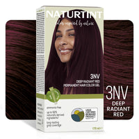 Naturtint Permanent Hair Colour Gel Burgundy 3NV | For Optimal Scalp Care | Long Lasting Hair Colour | Ammonia Free Vegan | No Parabens | Enriched with Olives & Organic Shea Butter