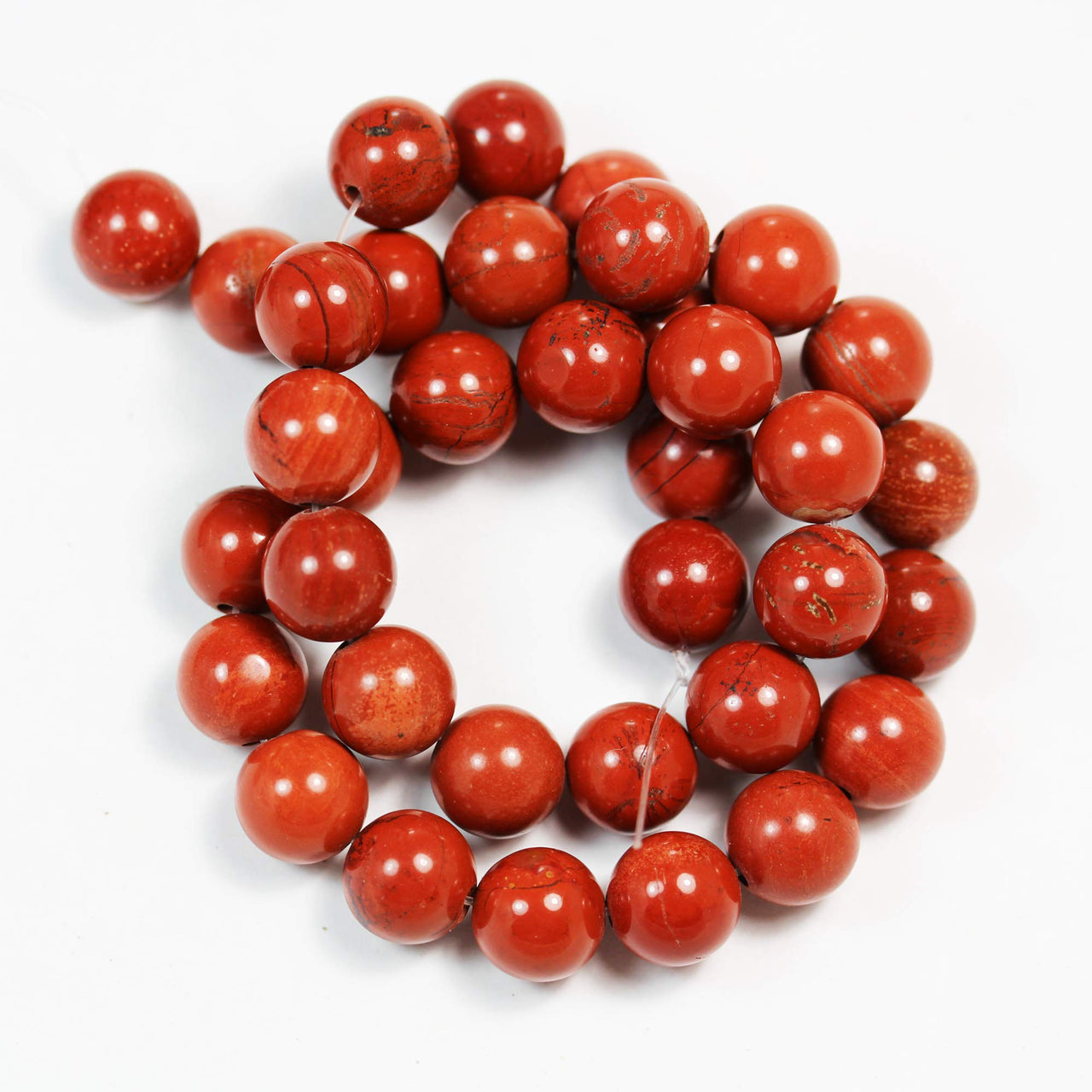 Red Jasper 4mm Natural Stone Beads for Making Jewellery Energy Healing Crystals Jewelry Chakra Crystal Jewerly Beading Supplies 15.5inch About 90-100Beads Red Jasper