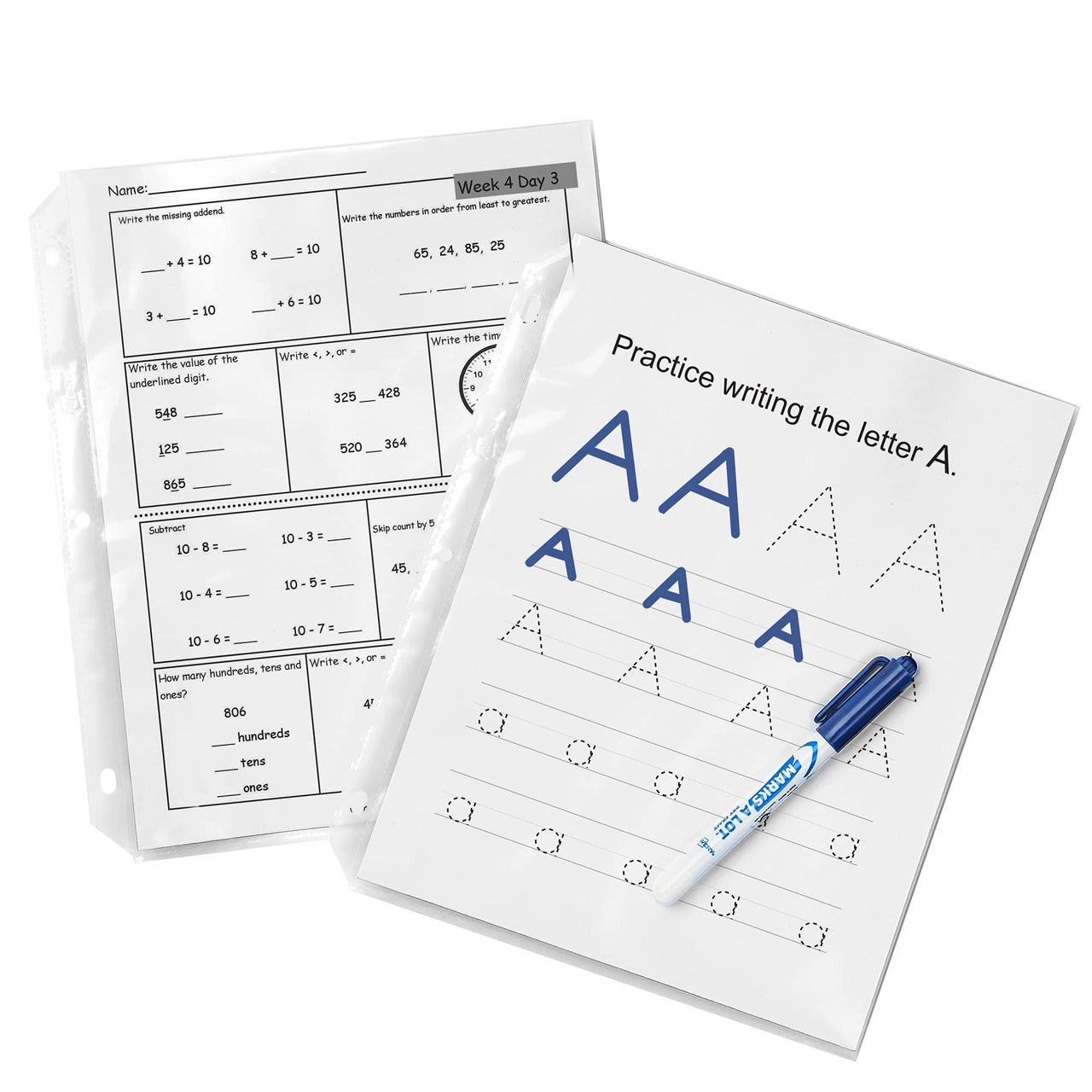 Avery Heavyweight Diamond Clear Sheet Protectors, 8.5" x 11", Acid-Free, Archival Safe, Easy Load, 50ct (74106) 50 pack