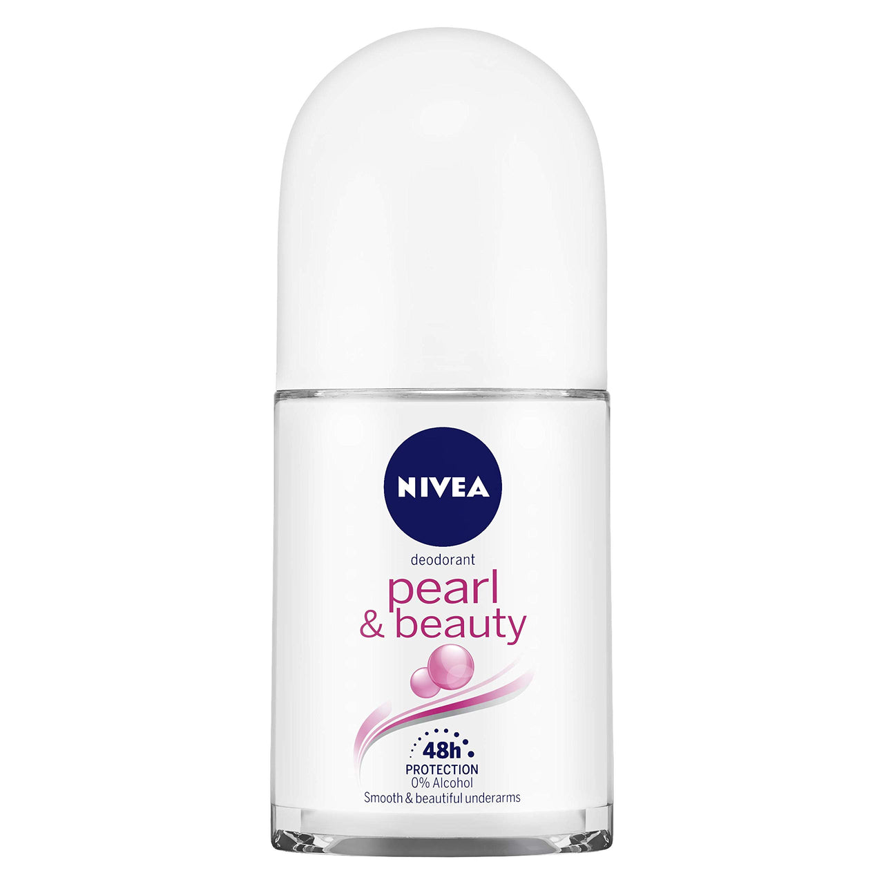 Nivea Deodorant Roll On, Pearl & Beauty for Unisex, 50ml And Deodorant Roll On, Fresh Power for Men, 50ml