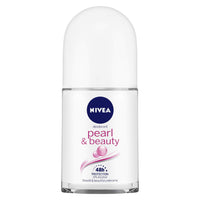 Nivea Deodorant Roll On, Pearl & Beauty for Men, 50ml And Deodorant Roll-On, Fresh Active Original for Men, 50ml