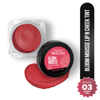 Hilary Rhoda Bloom Mousse Lip N Cheek Tint | Waterproof & Smudge-Proof | 12-Hour Stay | Non-Drying Formula | Mousse Texture | Matte Finish - 5g (Flashy Pink - Shade 03)