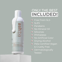 Ashba Botanics Curl Moisture Milk For Very Dry, Frizzy, Damaged, Curly & Wavy Hair | Leave In Cream with Moringa, Argan & Shea Butter For Deep Moisture, Frizz Control & Shine | For Men & Women - 100ml