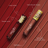 LoveChild Masaba Game On! - It Fits - Matte Liquid Lipstick, Plum-Pink Velvet Smooth, Non-Sticky, Hydrating & Moisturising, Lipsticks For All Skin Tones, 5Ml
