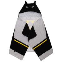 Batman Kids Bath/Pool/Beach Super Soft Cotton Terry Hooded Towel Wrap, 24