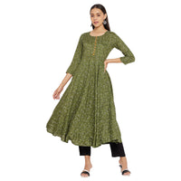 Tissu Women's  Floral Printed Kurta