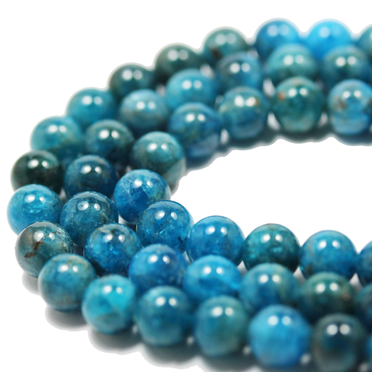 Natural Gemstone Beads for Bracelet Making kit Energy Healing Crystals Jewelry Chakra Crystal Jewerly Beading Supplies Apatite 4mm 15.5inch About 90-100 Beads