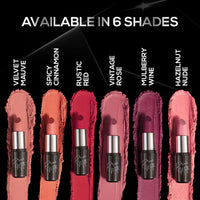 RENEE Prime Matte Lipstick - Vintage Rose, Lightweight & Long-Lasting Formula, Creamy Matte Finish, One Swipe Application, Non-Drying, Vitamin E Infused, 4.5Gm