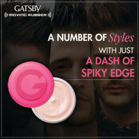 Gatsby Japan Moving Rubber, Gels Spiky Edge, 80G