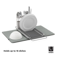 Umbra UDry Over the Sink Dish Rack with Dry Mat