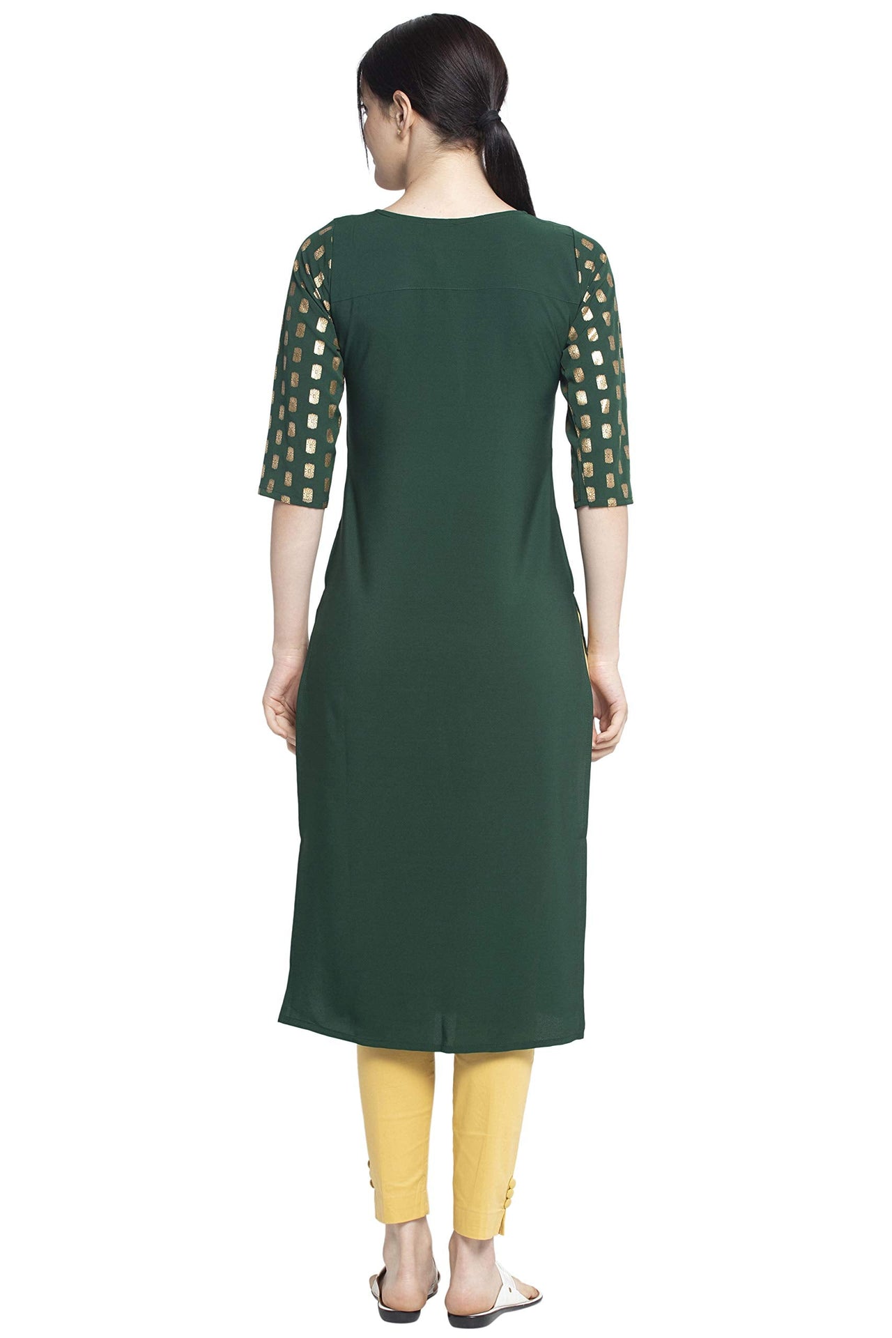 ALC Creation Women's  Crepe Skinny Kurta