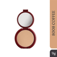 Dazller Classique Compact Powder, 9g - (Pack of 2), 8008 Coffee, Velvety Natural Finish, Oil-Control, Sebum Absorption Formula, No-makeup look, Emollient-rich