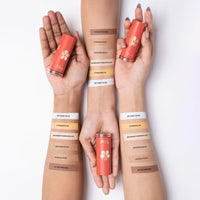 Olivia SkinSync Make Up Stick Foundation With SPF 25 - Lightweight, Full Coverage, Natural Finish, Waterproof & Sweatproof Face Makeup - 15g | Shade 09 Spiced Cocoa