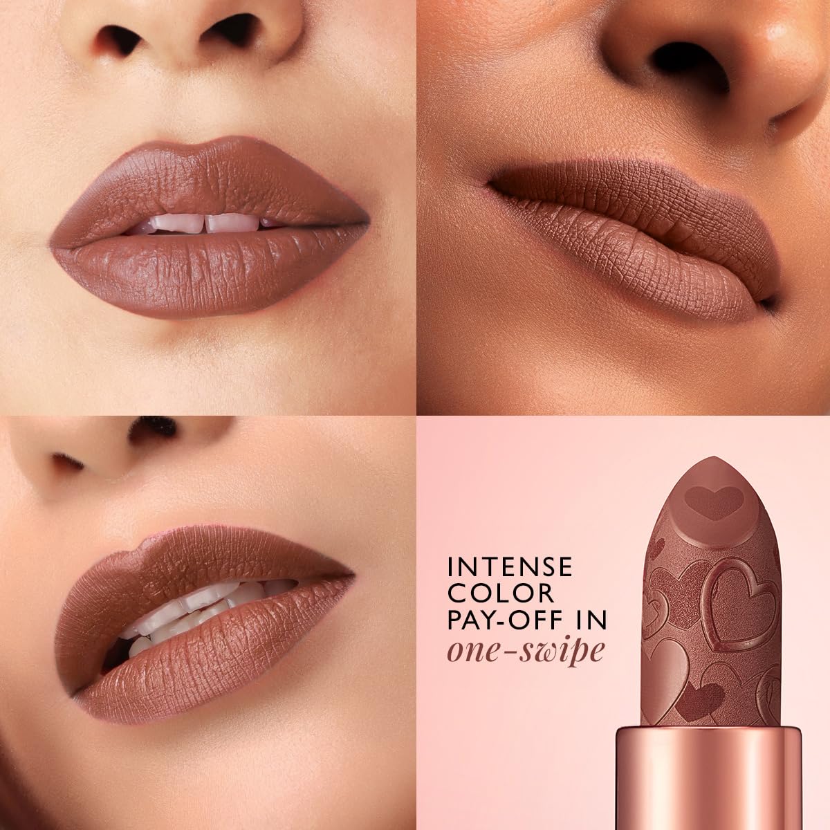 MyGlamm POUT by Karan Johar Intense Matte Plumping Lipstick - Koffee Pout (Brown Nude Shade) | Highly Pigmented, Long Lasting, Lightweight, Creamy Matte Lipstick For Lip Makeup (4g)