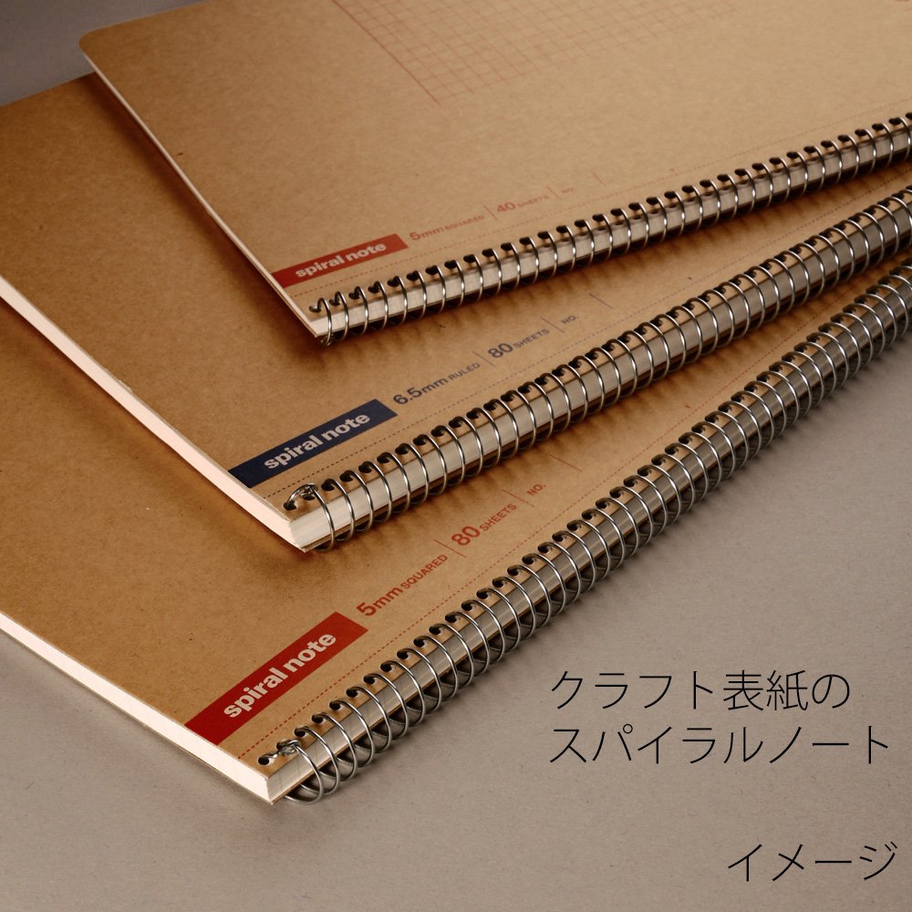Maruman SPIRAL NOTE BASIC 8.98 x 11.69 inches (A4), 6.5mm 38-lined, 80 Sheets (N235ES) 8.98" x 11.69" (A4) Ruled