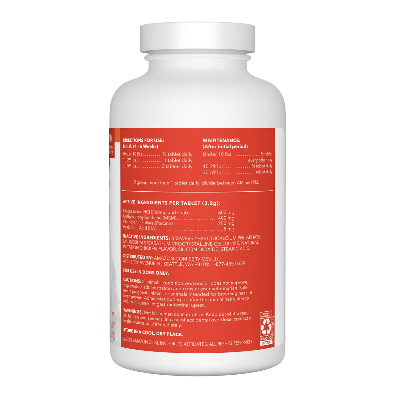 Wag Hip & Joint Advanced Chewable Tablets for Small/Medium Dogs, 90 Count Small/Medium Dog 90 Count (Pack of 1)