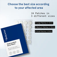 Be Bodywise Acne Pimple Patch for Women(24 Dots | 3 Sizes) & 2% Salicylic Acid Face Wash for Women 100ml | Deep Cleanses your Skin and Prevents Acne