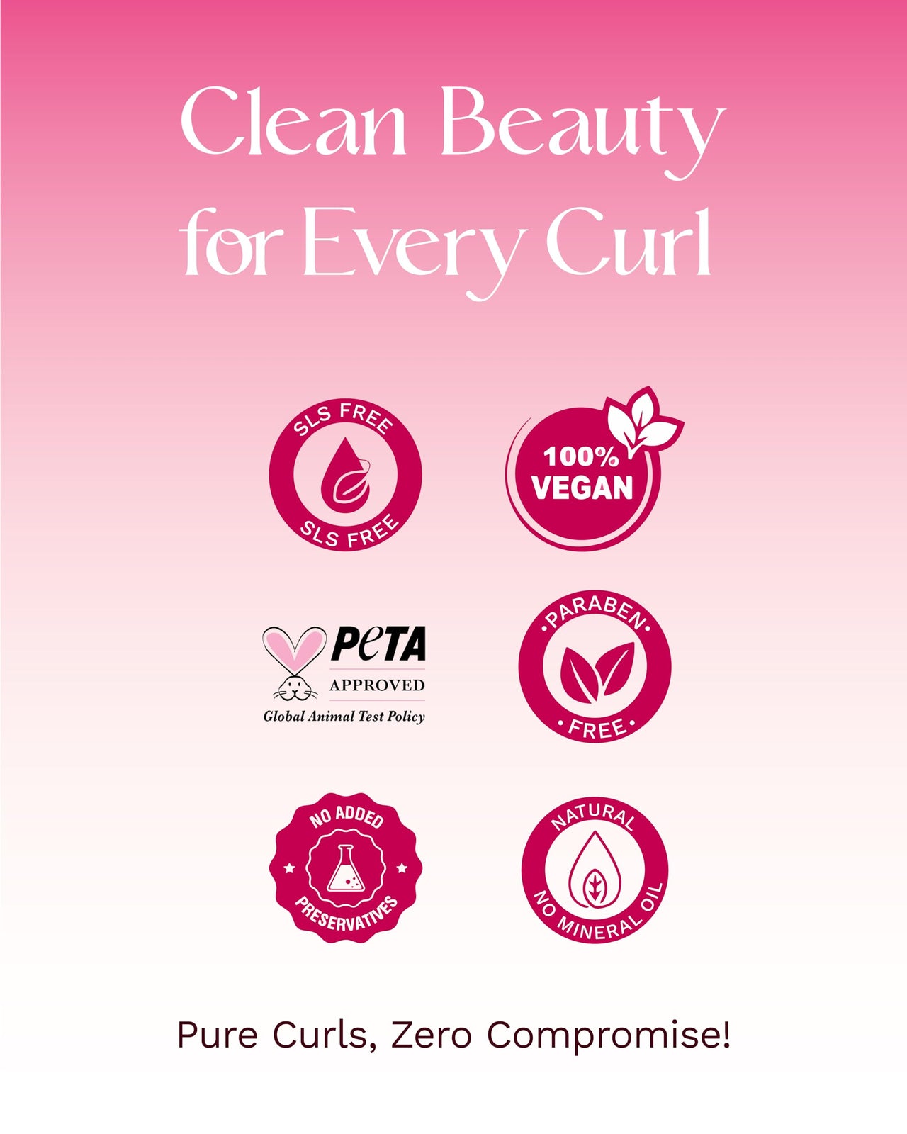 SugarBoo Curls Cleansing Shampoo (100ml) for Dry, Frizzy, Wavy, Curly Hair. Vegan & CG Friendly. No Parabens, Sulphates & Other Nasties